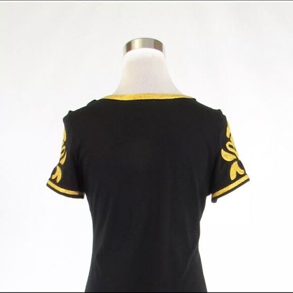 INC international Concepts Black&Gold embroidered - Picture 8 of 11